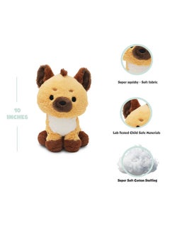 Avocatt Avocatt Spotted Hyena Plushie Toy - 10 Inches Stuffed Animal Plush - Plushy and Squishy Striped Hyena with Soft Fabric and Stuffing - Cute Toy Gift for Boys and Girls  - Image 2