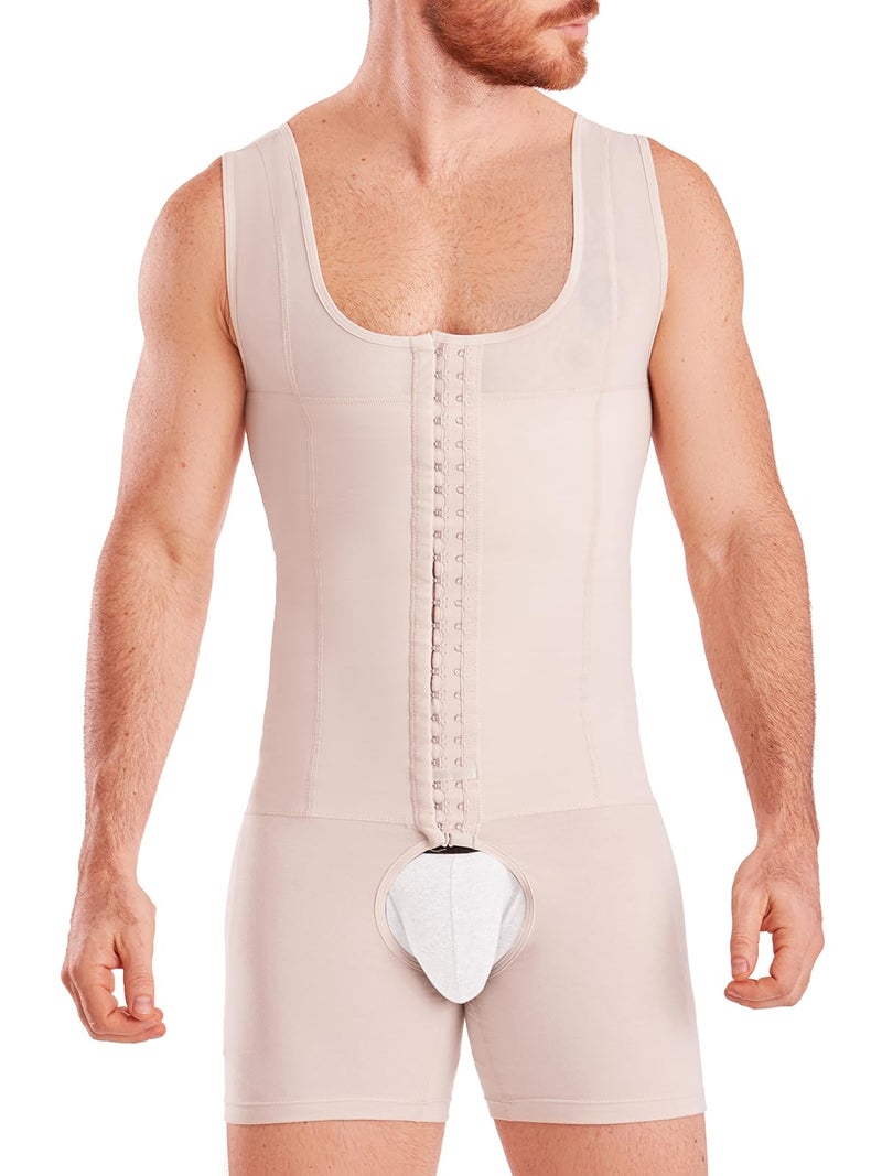 SHAPE CONCEPT Mens Shapewear 361 Faja Colombiana para Hombre Male Girdle Stomach Compression With Hooks and Control Abdobmen