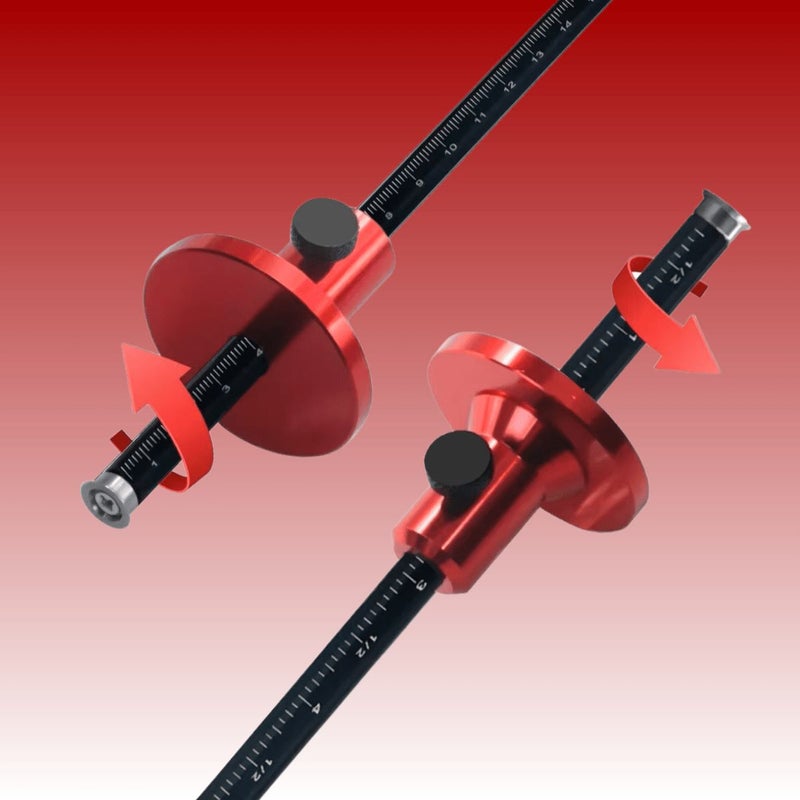 European Style Wheel Marking Tool 1 Set 0.2mm Micro Adjustment Woodworking - Image 1