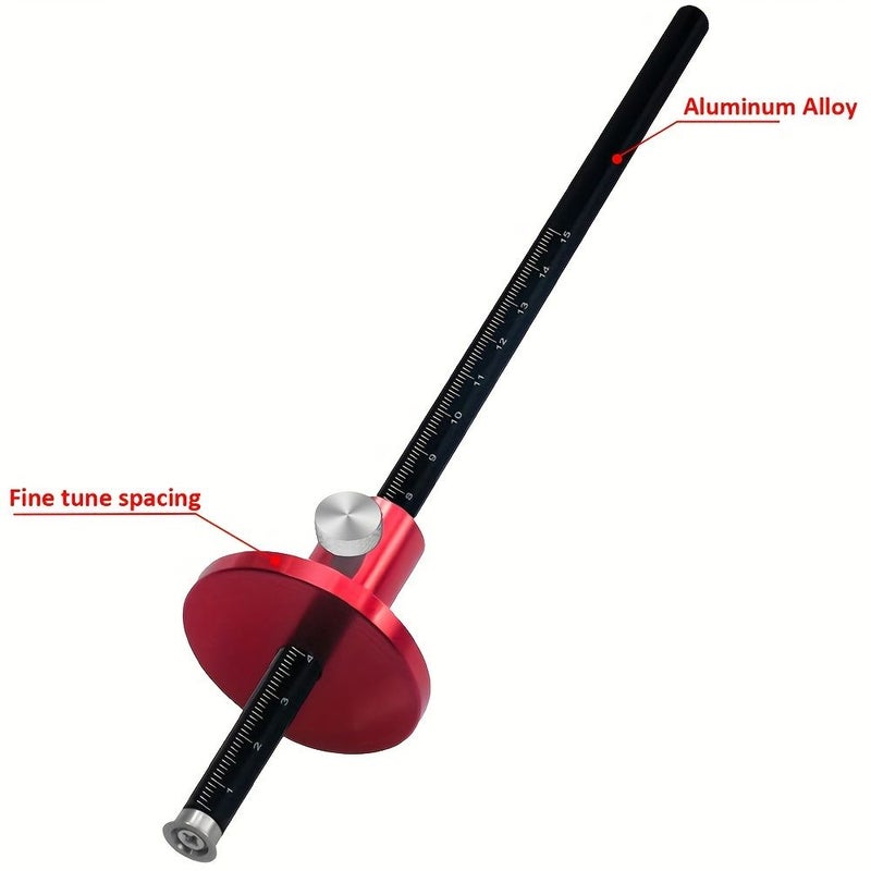 European Style Wheel Marking Tool 1 Set 0.2mm Micro Adjustment Woodworking - Image 5