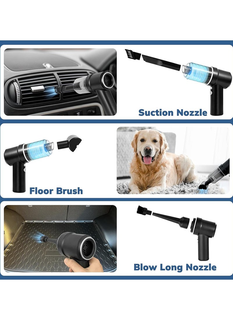 Toby's - Toby's VC_117 Multifunction Portable Mini Car Cordless Vacuum, 4500Pa Hand held vacuuming, Handheld Vacuum for Quick Cleaning, Dust Buster Cordless Rechargeable, for Car, Home and Office - Image 1