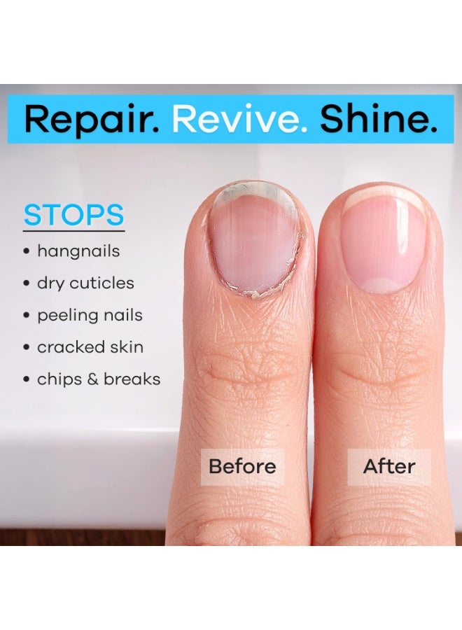 Ellie Chase Moisturizing Cuticle & Nail Care Oil 2.3 Fl Oz - Vanilla Scented – Infused with Jojoba Oil, Aloe, Vitamin E – Nail & Cuticle Hydration, Repair, Moisturizer, Strengthener, Growth - Image 2