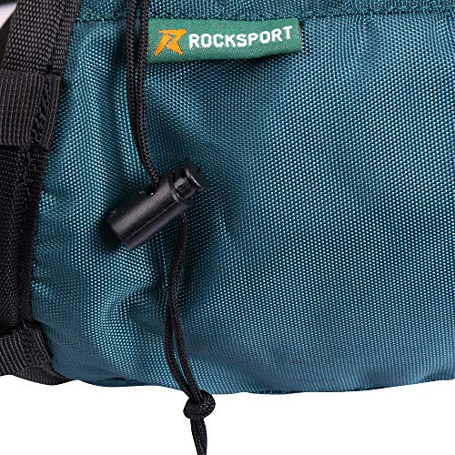 Rocksport Rock Climbing Chalk Bag with Belt and Zipper Pocket, Waterproof Nylon Designed for Both Indoor and Outdoor Climbing (Color May Vary) - Image 5