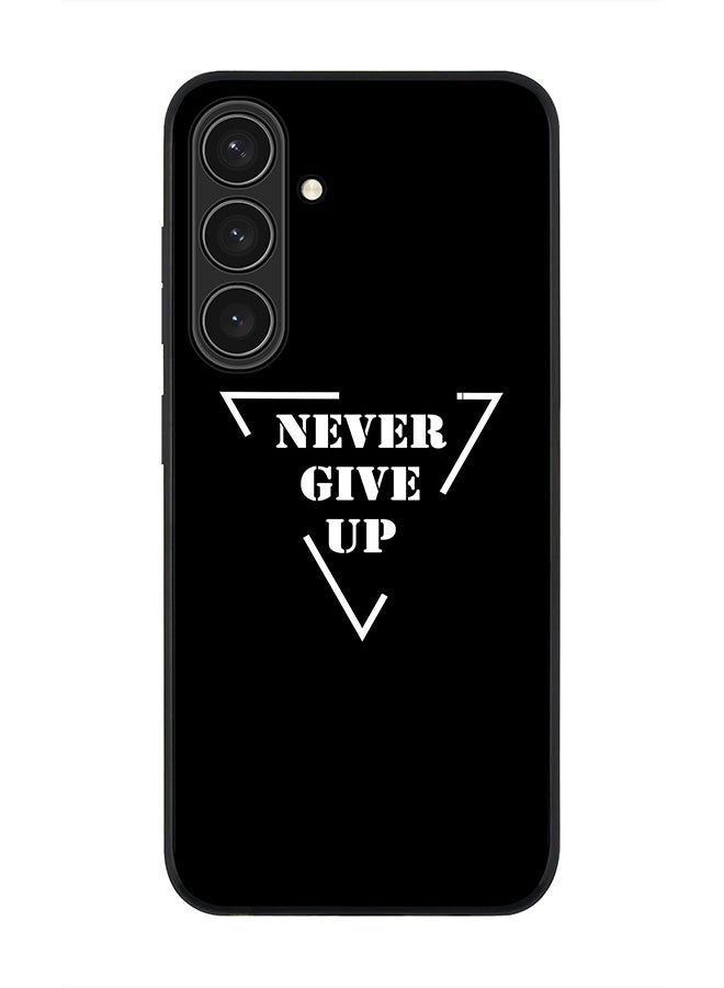Stylizedd For Samsung Galaxy S25+ / S25 Plus 5G Case,Slim fit Camera Protection, Shockproof Thin Phone cover  - Never give up - Image 1