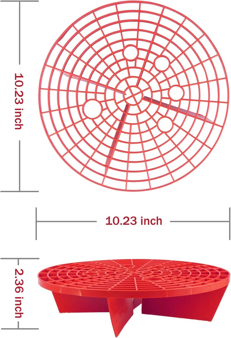Amiss 2 Pack Automotive Bucket Tool - Scratch Prevention, Red - Image 2