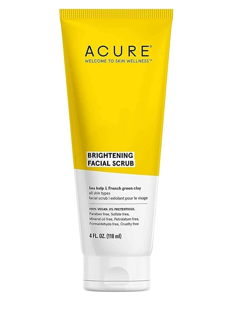 Acure Acure Brightening Facial Scrub 118ml  - Image 1