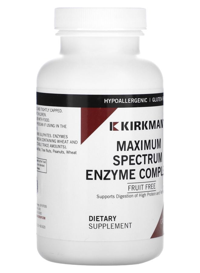 Kirkman Labs Maximum Spectrum Enzyme Complete 120 Capsules - Image 2