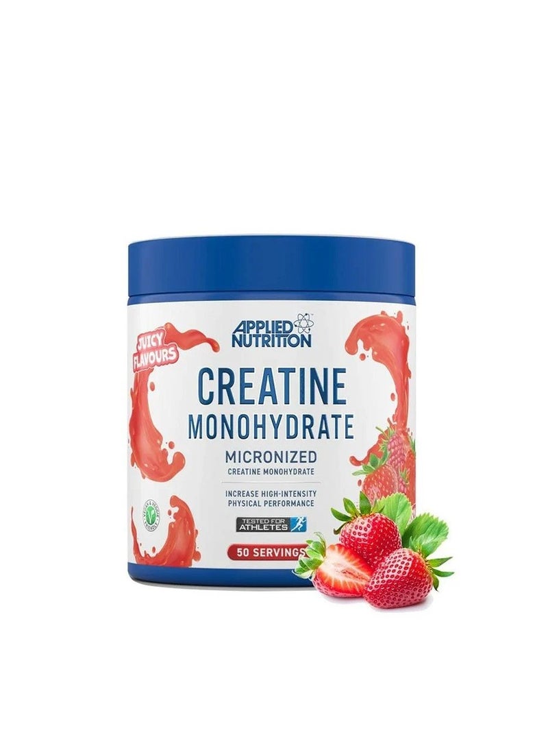 Applied Nutrition Creatine Monohydrate Strawberry Raspberry Flavour 250g - Image 2