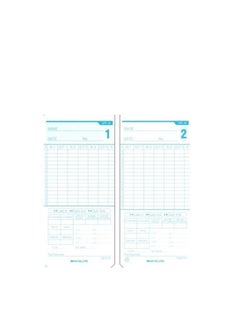 Generic MAX ER-M Time Card 100/Pack  - Image 2