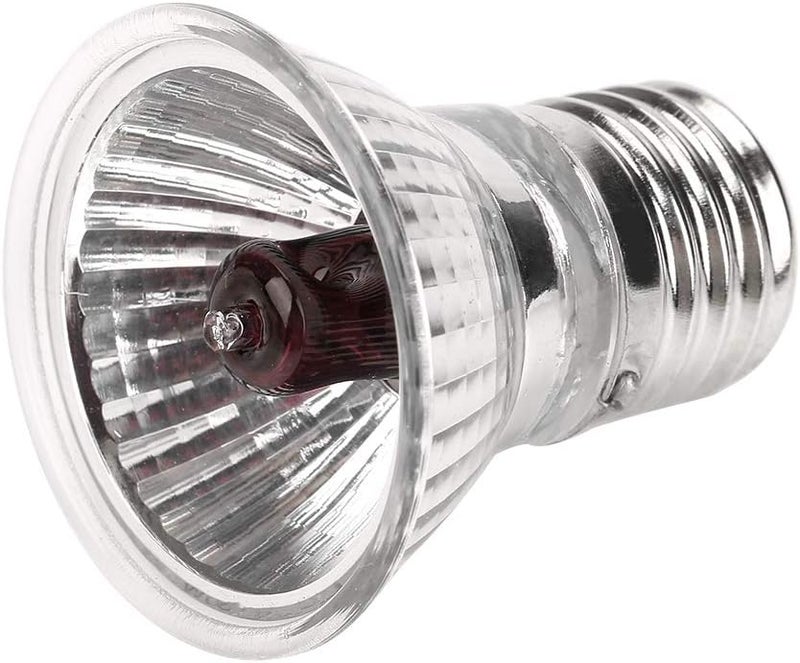 klarako UVA UVB Reptile Heat Lamp Bulb, E27 100Watt Reptile Heat Bulb Full Spectrum Sun Light Lamp Sunbathe Reptile Lizard Lamp UV Heating Lamp for Bearde Dragon Lizard Turtle Gecko - Image 1