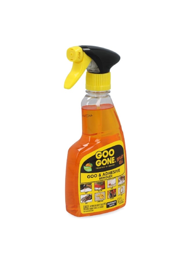 Goo Gone - Citrus Scented High Performance Surface Safe Adhesive Remover Spray Gel Yellow 355 ml 2096 - Image 1