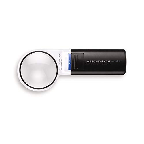 ESCHENBACH 1511-6 Handheld Magnification Magnifier with 6X Magnification LED Light - Image 1