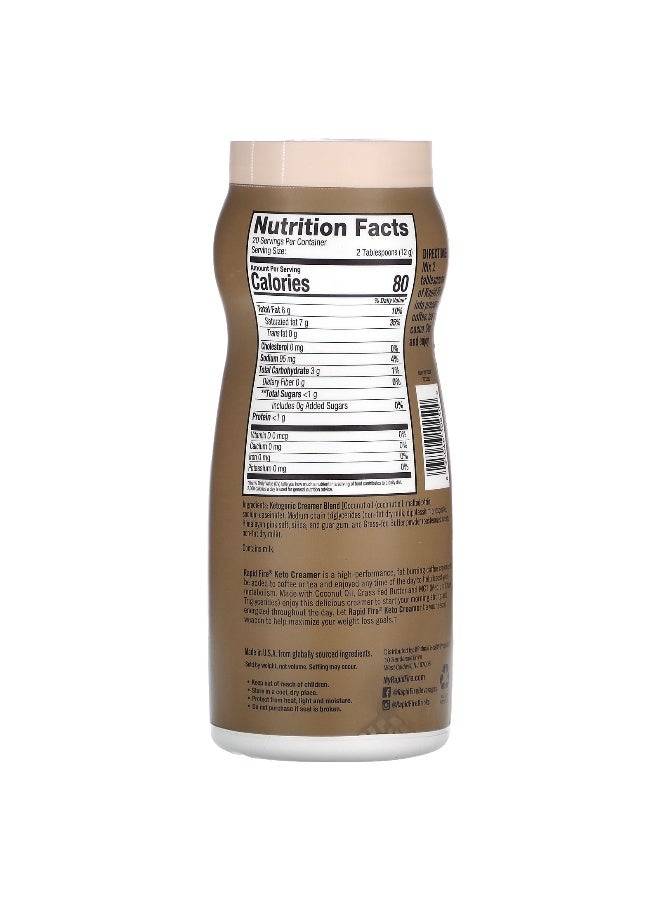 RAPIDFIRE, Keto Creamer, Original, Caffeine Free , 8.5 oz (240 g) (Packaging may vary) - Image 2