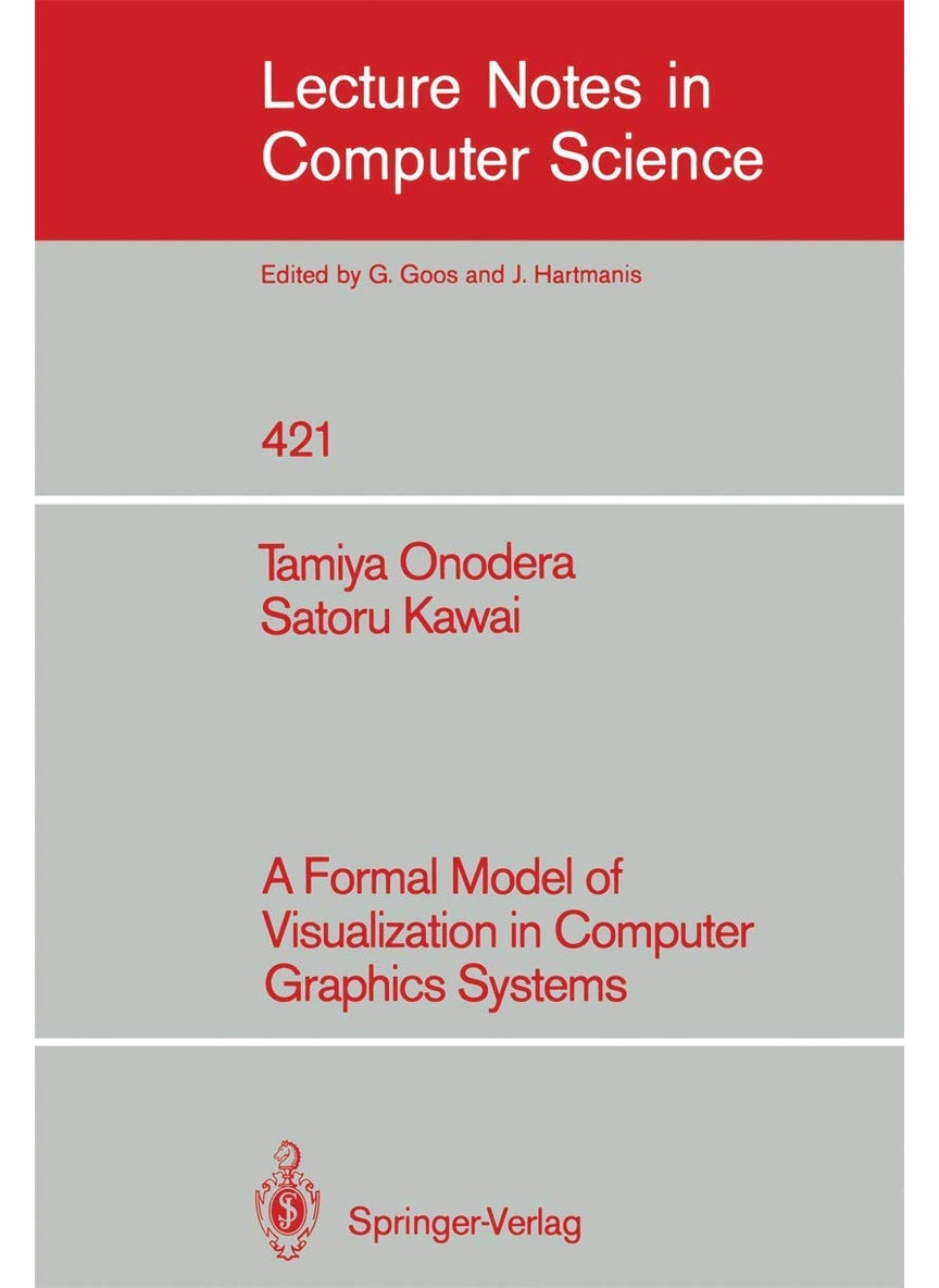 A Formal Model of Visualization in Computer Graphics Systems 