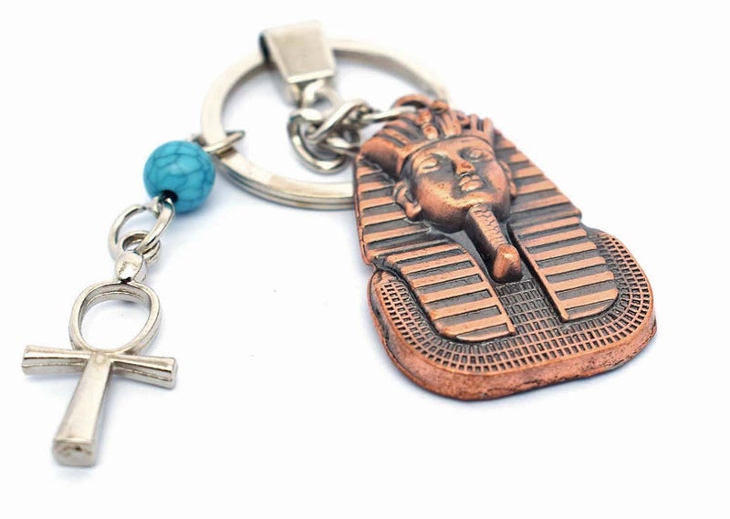 immatgar pharaonic king Tutankhamun keychain key ring ancient Egyptian souvenirs gifts for men and women from egypt - Image 4