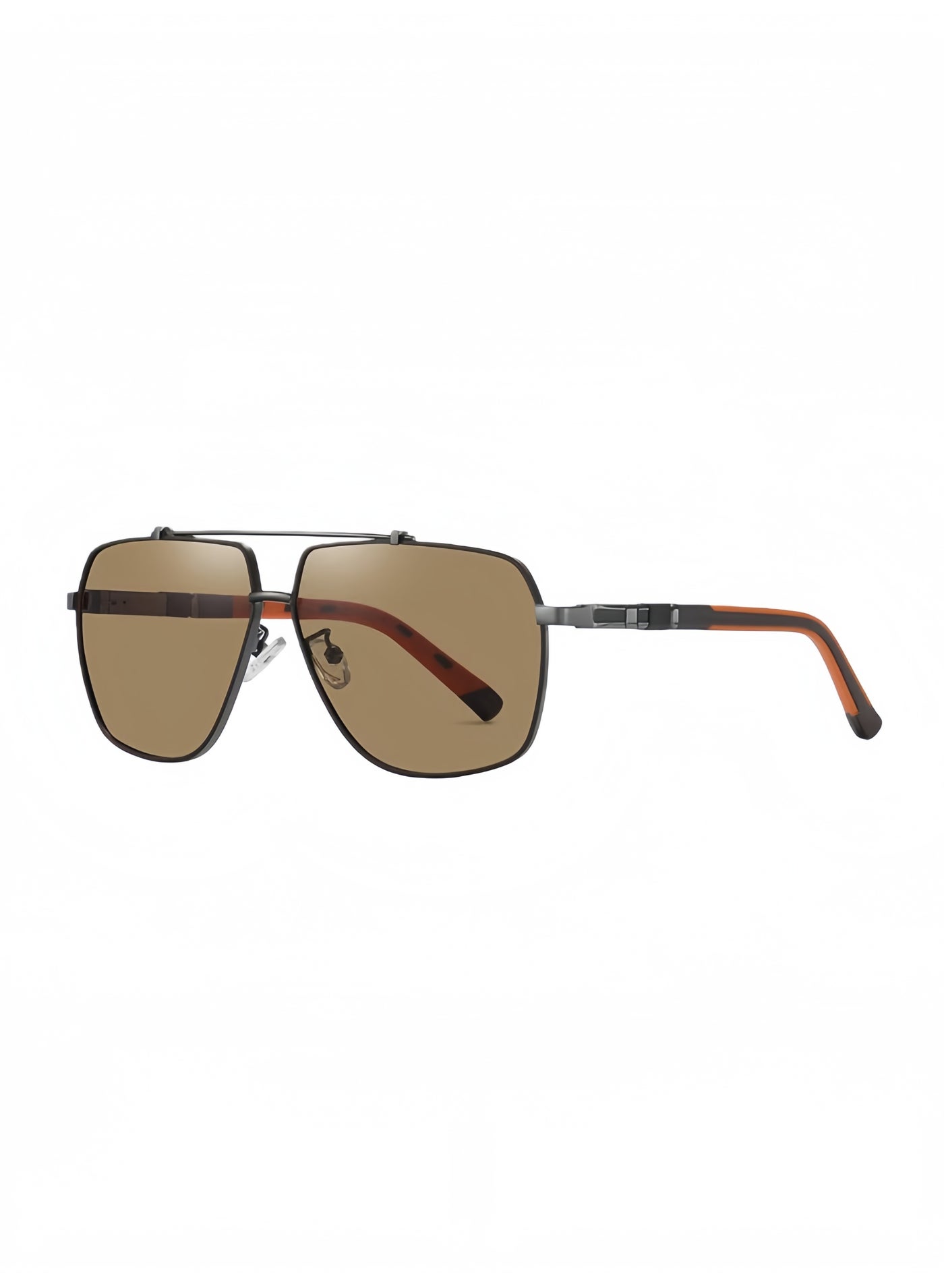 Polarized pilot sunglasses for men and women, dynamic design, UV protective metal frame sunglasses, retro and fashionable anti glare parasol, suitable for male and female driving, fishing, outdoor travel, and daily beach use.