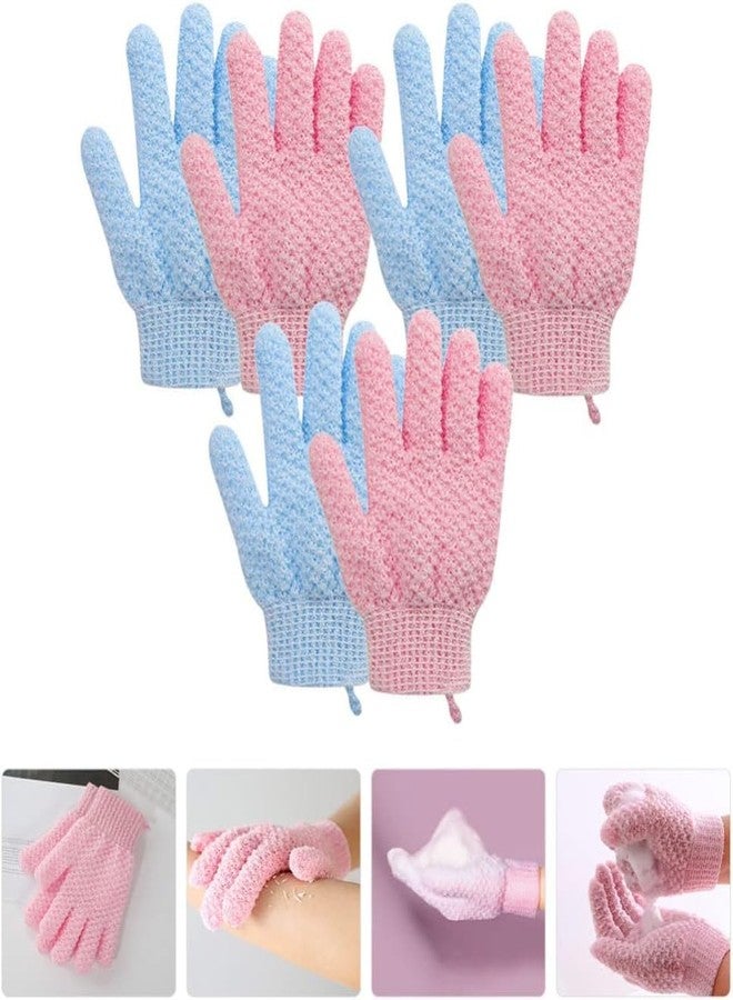 HOMENITY هومينيتي® - قفازات استحمام مقشرة، قفازات استحمام، قفاز تقشير للاستحمام، ليفة استحمام، إسفنجة للعناية بالبشرة، مزيل الجلد الميت - Image 5