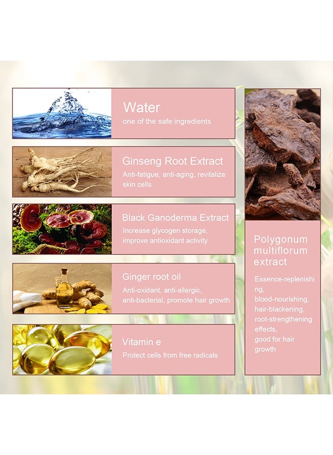 EELHOE Polygonum Soap - Black and Thick Hair Polygonum Soap Bar, He Shou Wu Shampoo Soap, Natural Polygonum Hair Soap, Promotes Hair Growth and Prevents Hair Loss100g - Image 3