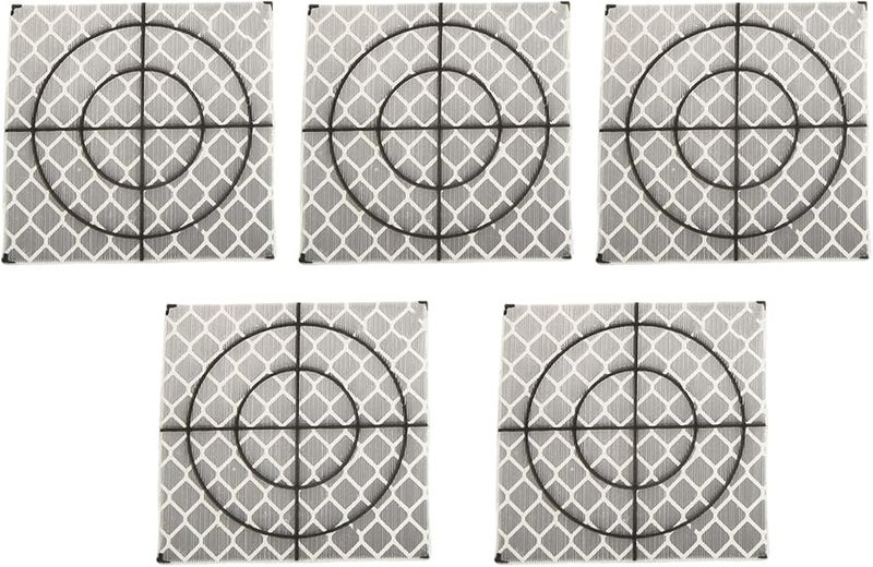 50 Pcs Silver Reflective Targets 2x2cm to 6x6cm for Total Station Surveying Measurement - Image 4