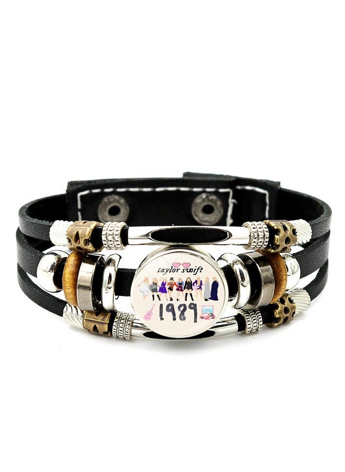 Taylor Swift Leather Punk Bracelet Taylor Swift 1989 
