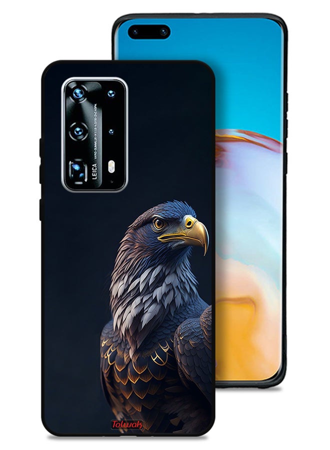 Tolwak Huawei P40 Pro Plus 5G Protective Case Cover Eagle Hd - Image 1