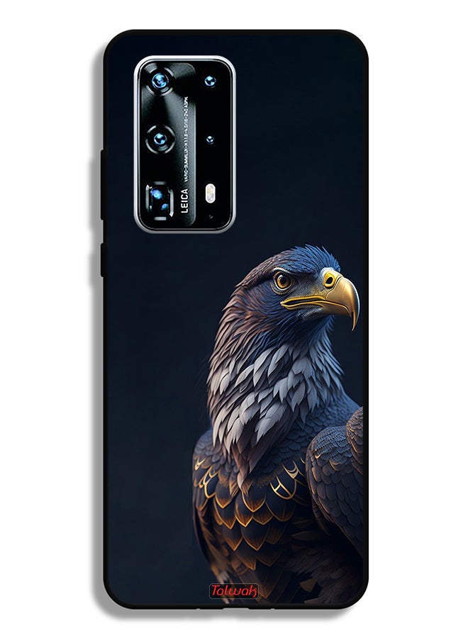 Tolwak Huawei P40 Pro Plus 5G Protective Case Cover Eagle Hd - Image 2