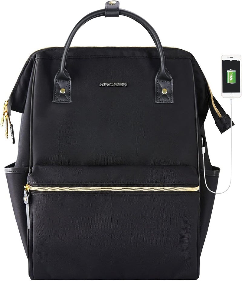 KROSER Laptop Backpack Daypack Laptop Bag Water Repellent for Travel/Business/College/Women/Men - Image 1