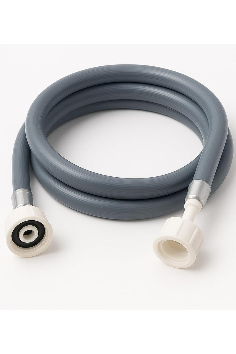 ETAVA Washing Machine Inlet Hose Pipe 2 Meter – Universal Water Supply Connector – Heavy Duty, Leak-Proof & Durable – Flexible PVC Pipe Compatible with All Washing Machine Brands - Image 1