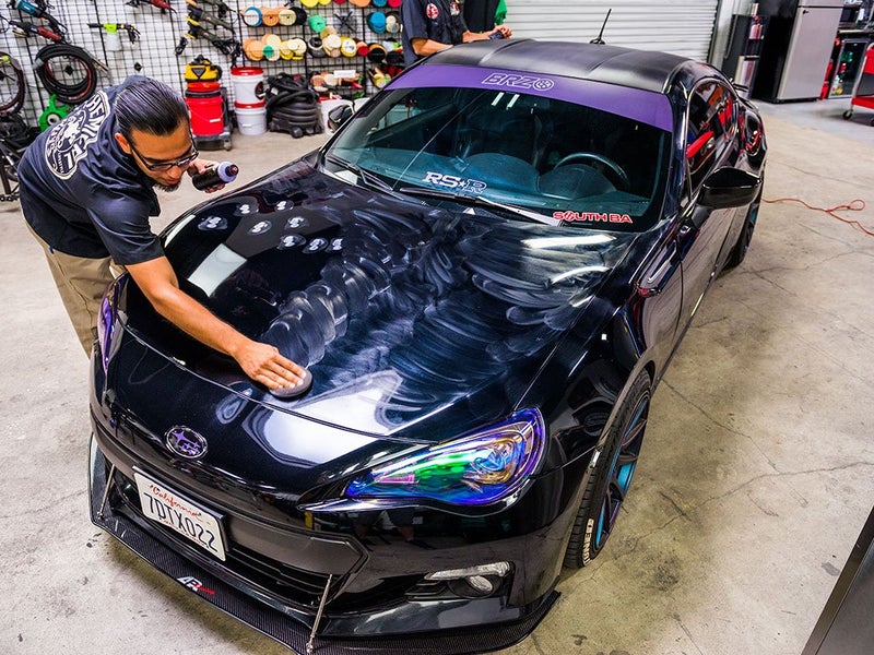 Chemical Guys GAP 619 16 Black Light Hybrid Radiant Finish, Glaze & Sealant, (Safe for Cars, Trucks, SUVs, & More) for Black and Dark Colored Cars, 16 fl oz - Image 3