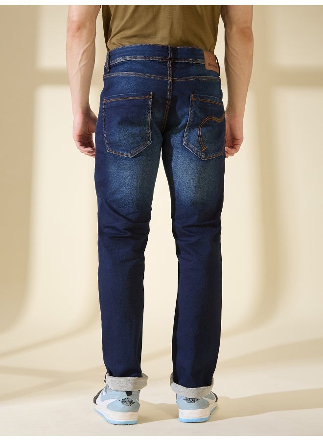 Being Human Mens Dark Tone Slim Straight Fit Denims - Image 3