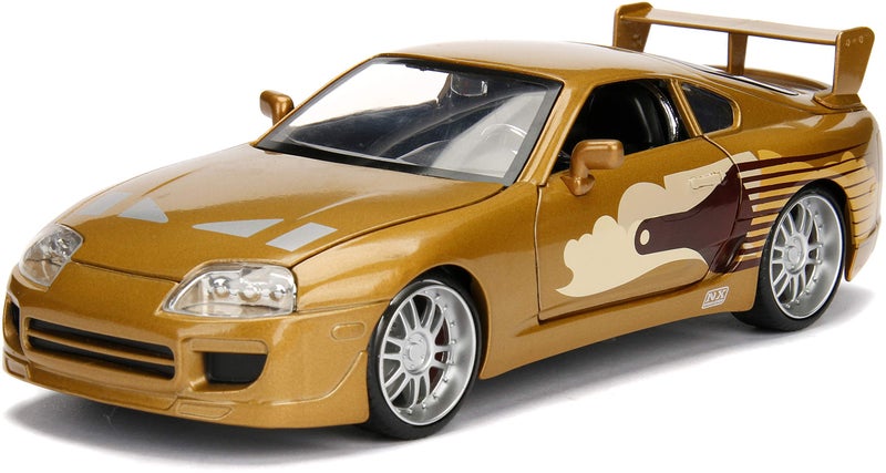 JADA Fast Furious 124 Slap Jacks Toyota Supra Diecast Car Toys for Kids and Adults - Image 4