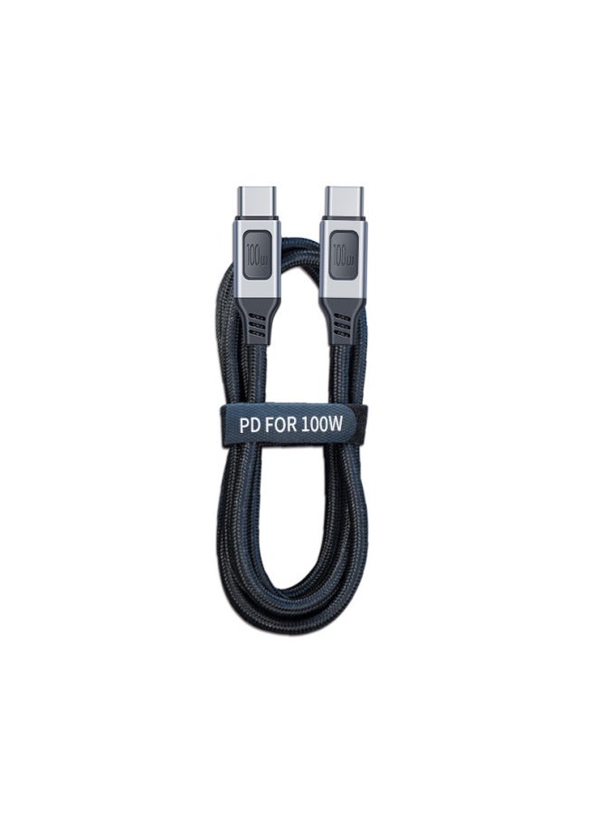 PD Notebook Charging Line Typec Mother To 35135mm For Notebook Computer Pd Power Decoy Fast Charging Line-Color:Dual TypeC Data Cable 1.5m  - Image 1