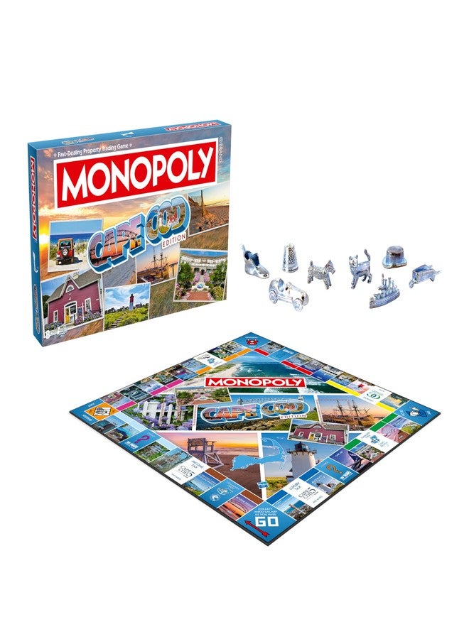 Top Trumps Monopoly Board Game Cape Cod Edition: 2-6 Players Family Board Games for Kids and Adults, Board Games for Kids 8 and up, for Kids and Adults, Ideal for Game Night - Image 3