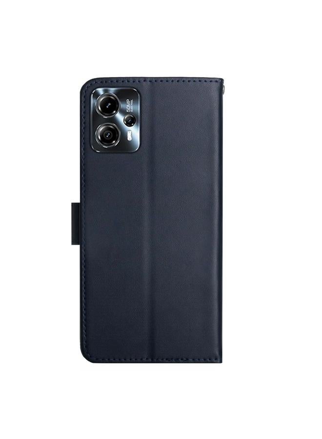 S-TOP Case For Motorola Moto G23 4G/G13 4G Genuine Leather Fingerprint-proof Flip Phone Case - Image 3