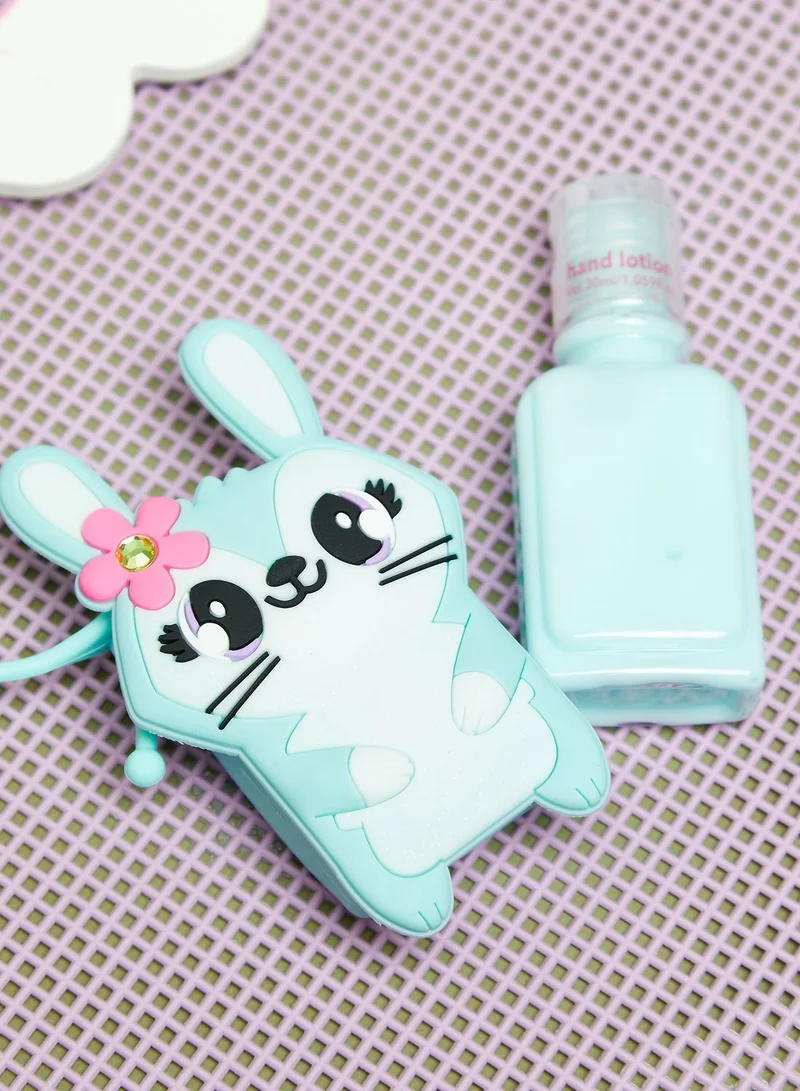 Claires Teal Bunny Lotion