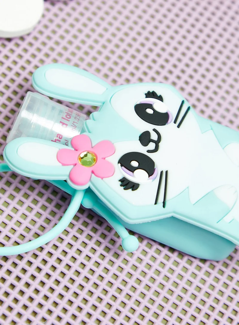 Claires Teal Bunny Lotion