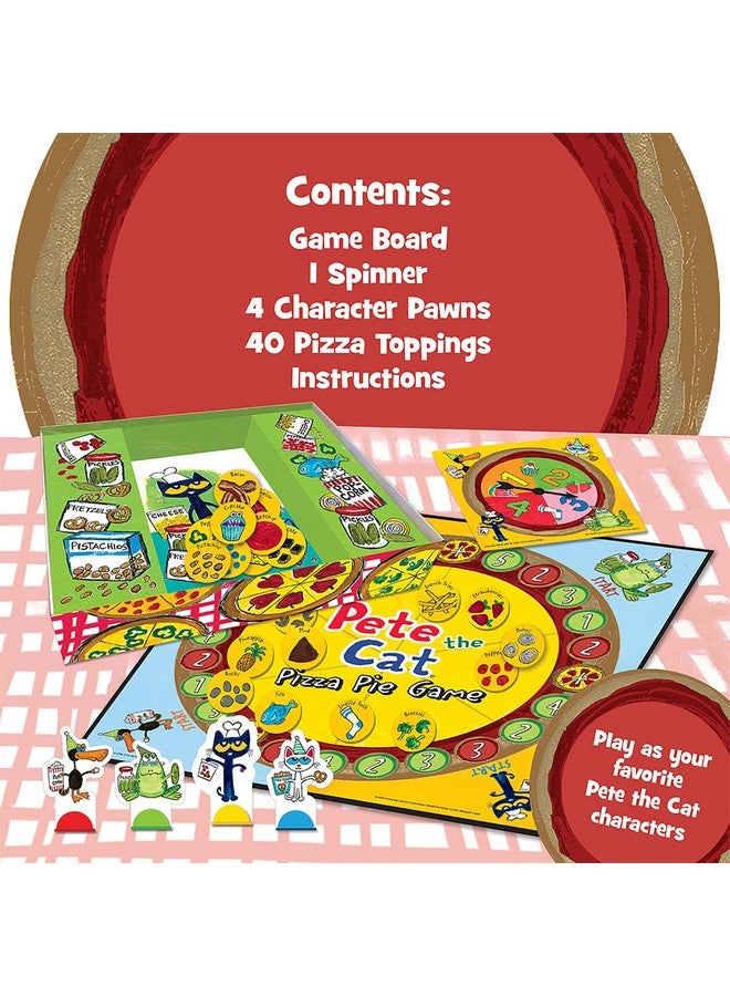 University Games Pete the Cat Pizza Pie Game Green, Ages 3 years and Up - Image 4