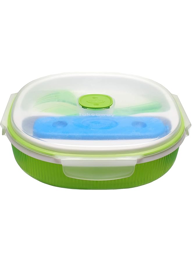 Snips Ice Lunch Box For Microwave 2L, Green Sn 000707 - Image 1