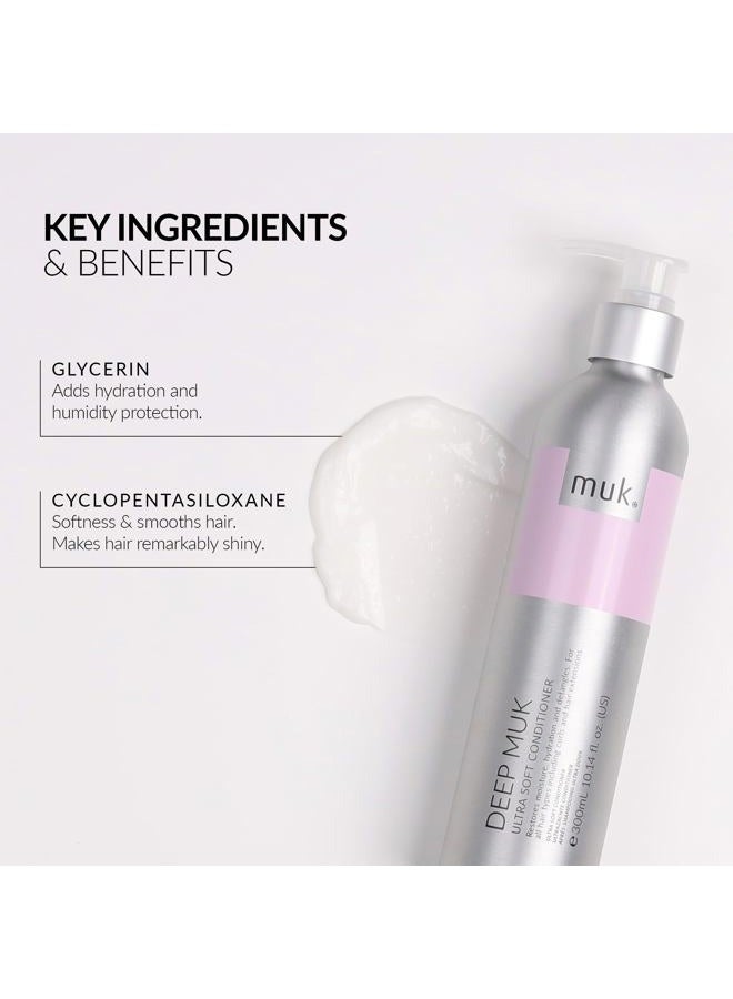 MUK. Muk Haircare Deep Ultra Soft Conditioner, 10.1 oz - Image 4