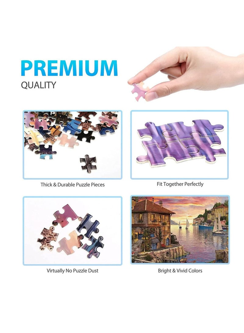 Y&D Jigsaw Puzzles for Adults 1000 Piece, A-F Letter On The Back, Environmental Friendly Material, Large Hand Made Personalized Gift, Ideal Relaxation, Meditation, Hobby - Image 2