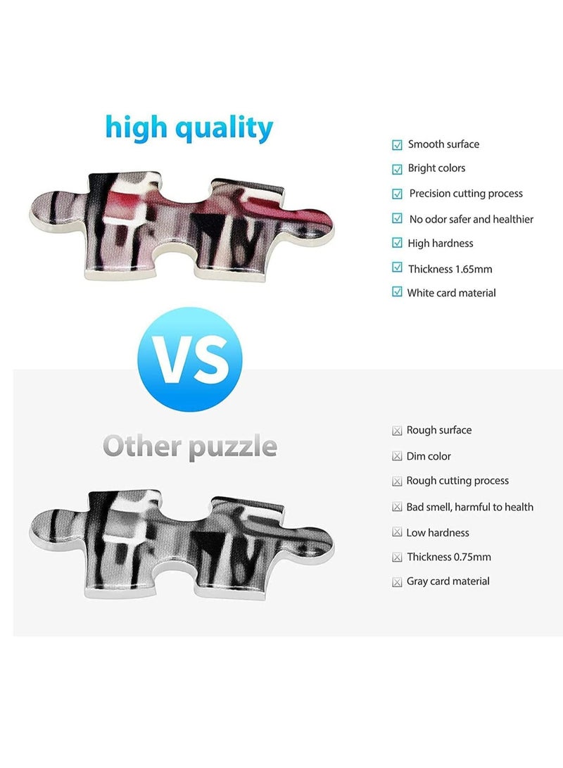 Y&D Jigsaw Puzzles for Adults 1000 Piece, A-F Letter On The Back, Environmental Friendly Material, Large Hand Made Personalized Gift, Ideal Relaxation, Meditation, Hobby - Image 4