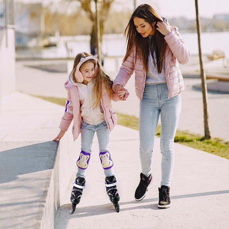 JeeFree 4 Size Adjustable Inline Skate for Kids,Children's Inline Skates with Light Up Wheel,Outdoor Illuminating Roller Skates for Girls,Boys and Beginners - Image 2