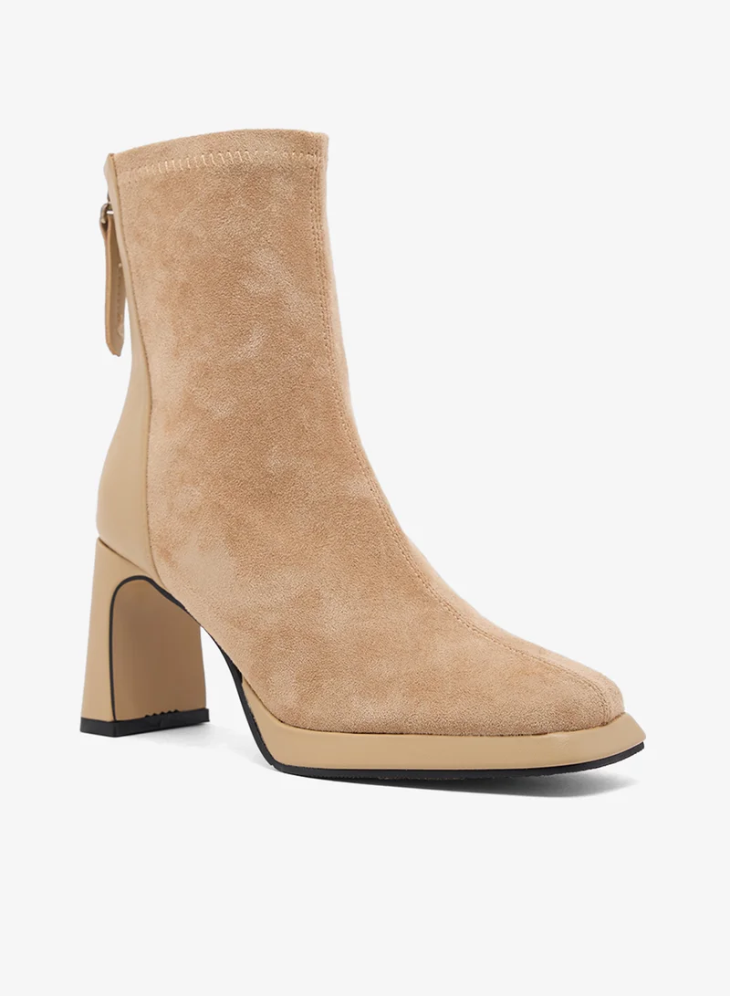 ELLA Platform Mid Calf Chelsea Boots