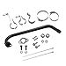 JOIQEXJ 212 Long Exhaust Pipe Fit for Predator 212 exhaust 224cc 196cc Mini Bike exhaust for Coleman CT200UEX parts CT200U BT200X for Baja Warrior MB200 Axis M200 GX200 65hp Clone Engine KT196 Go Kart Parts - Image 2