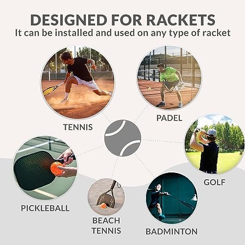 Palbea Padel Racket Grip Tape - Packs of 3. Padel Tennis Racket Grip Tape - Padel Tennis Grips Overgrip for Sweat Absorption & Non-Slip. Also Suitable as Tennis Racquet Grip Wrap Tape. - Image 5