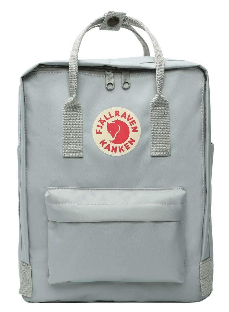Large Capacity Backpack Lightweight Casual Bags Classic Student Schoolbags For Unisex Light Grey 20L