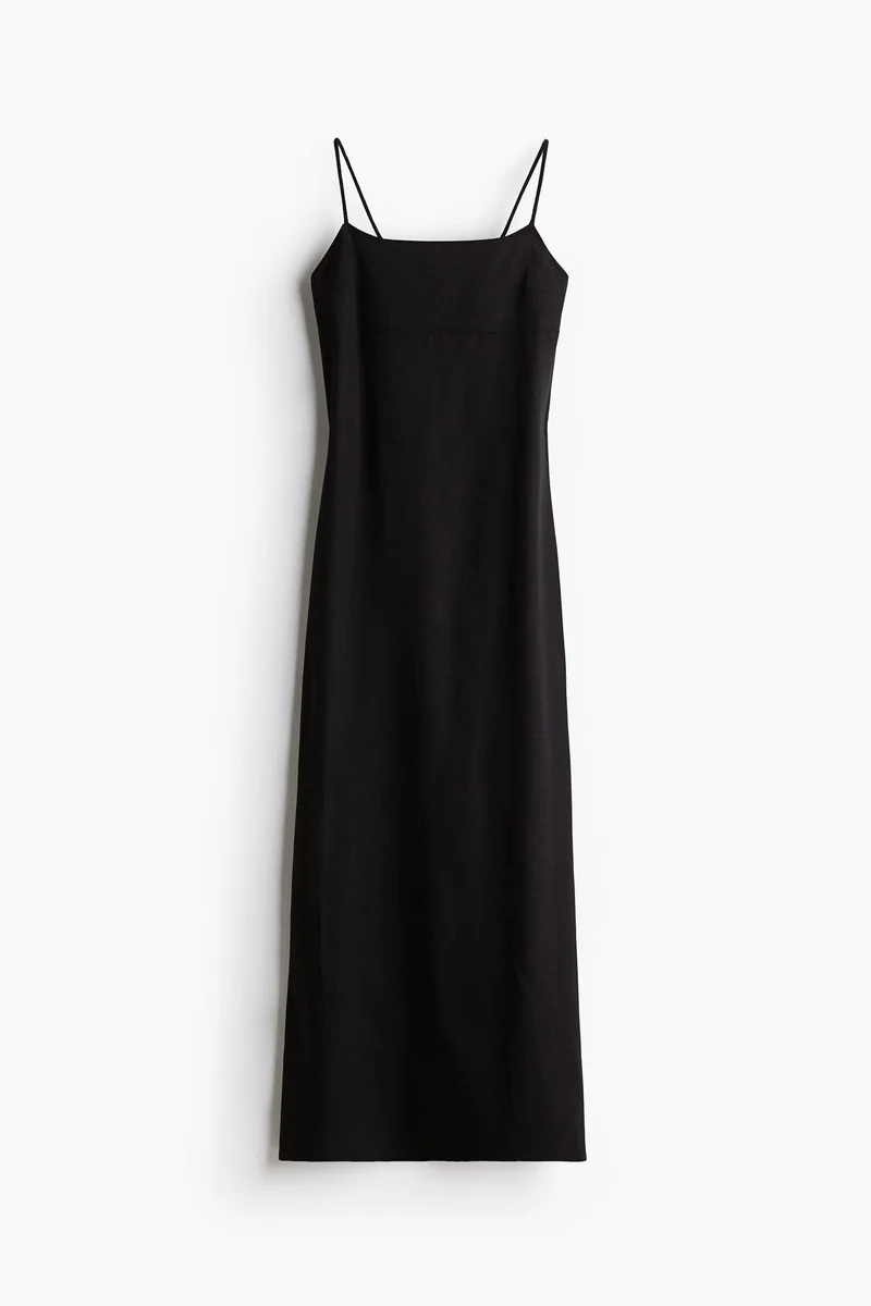 H&M Tie-detail maxi dress