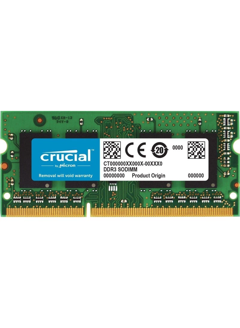 4 جيمرز ذاكرة RAM كروشال CT102464BF160B 8GB DDR3 1600MHz CL11 SODIMM منخفضة الجهد للاب توب والنوت بوك - Image 1