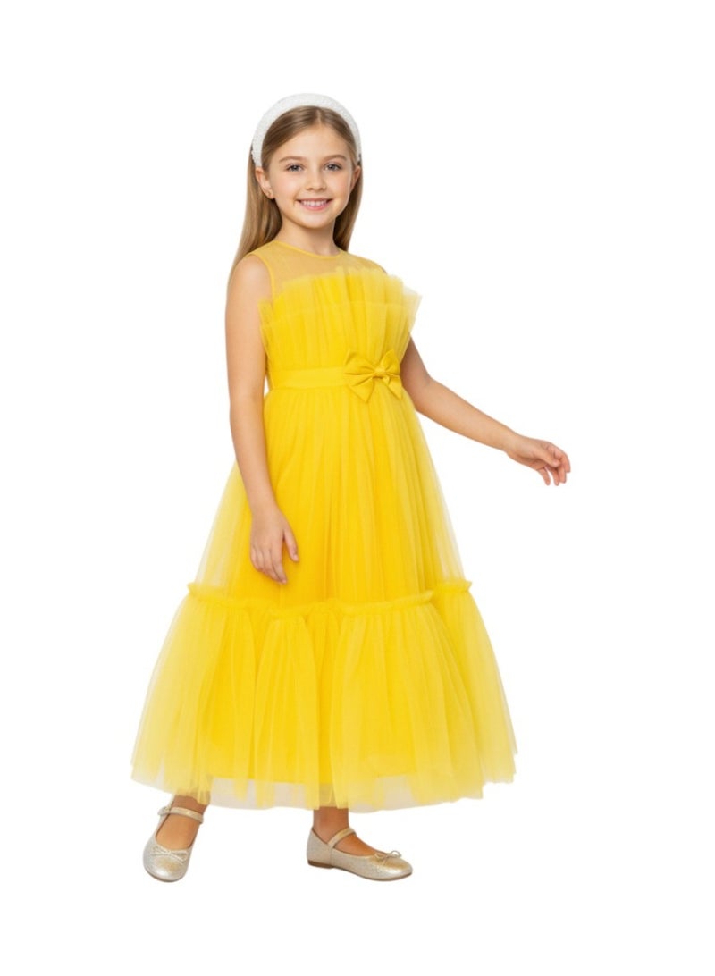 D'Daniela Tulle Occasion Dress - Image 1
