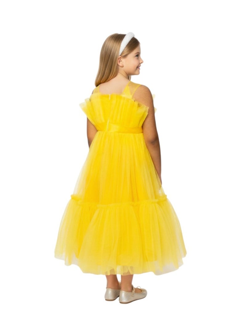D'Daniela Tulle Occasion Dress - Image 3